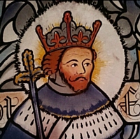 St Edmund From painted Banner 